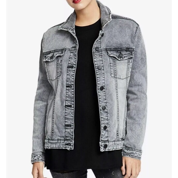 RACHEL Rachel Roy Jackets & Blazers - Rachel Rachel Roy August Gray Leyton Jean Jacket
